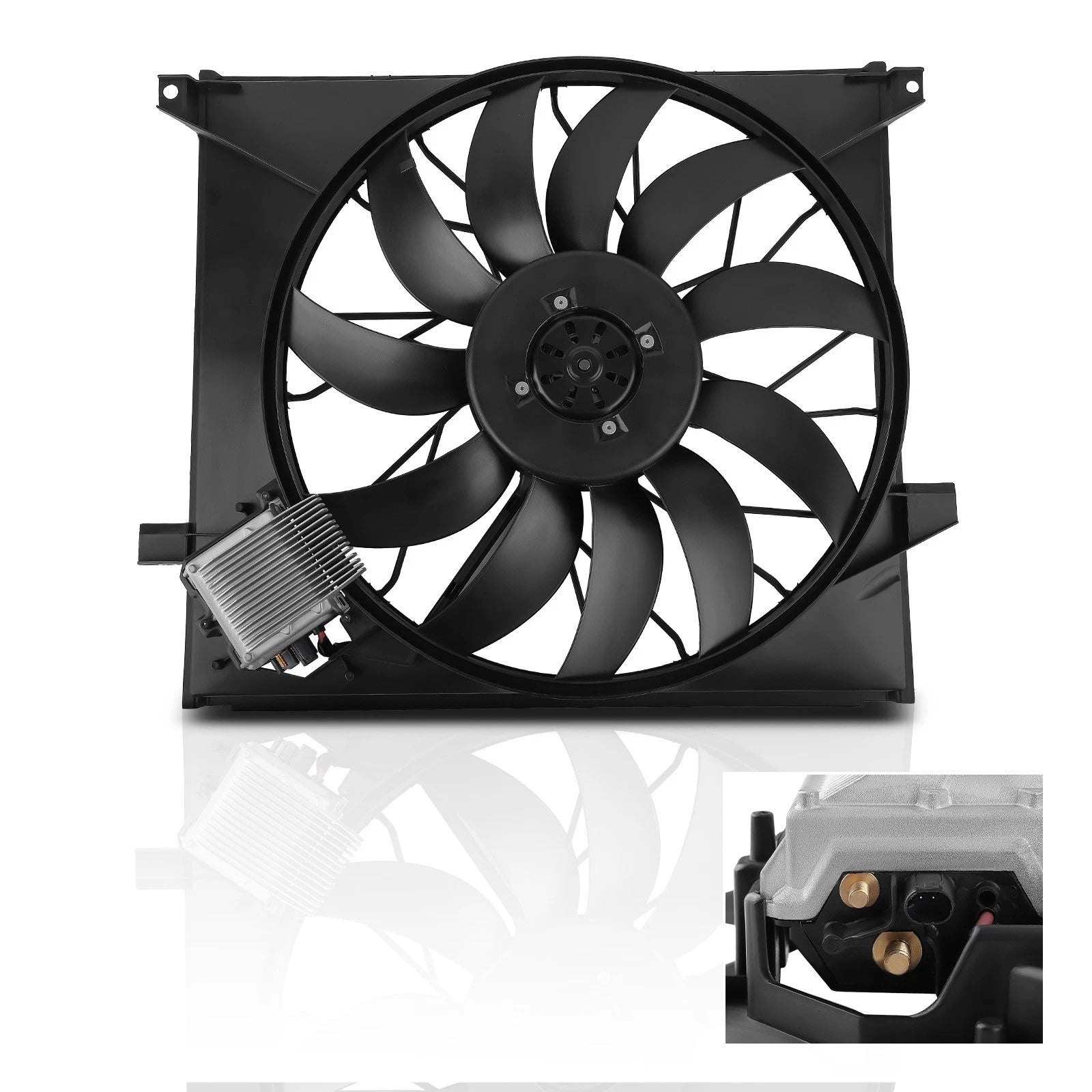 Radiator Cooling Fan Assembly for Mercedes M-Class (1998-2005)