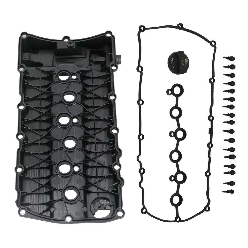 Engine Valve Cover w/Gasket Bolt for Audi Q7 VW CC Passat Touareg (2006–2018)