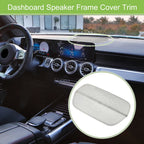 Dashboard Speaker Frame Cover Trim for Mercedes Benz GLB (2020-2022) Silver