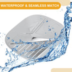 Fuel Tank Door Cap for Hyundai Tucson (2021–2024) Chrome Silver Tone