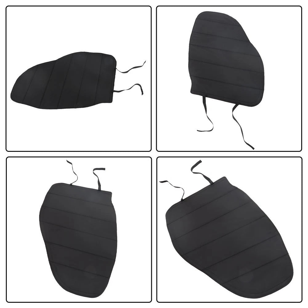 Set of 2 Blackout Front Door Window Covers for Ford Transit Van (2015–2022)