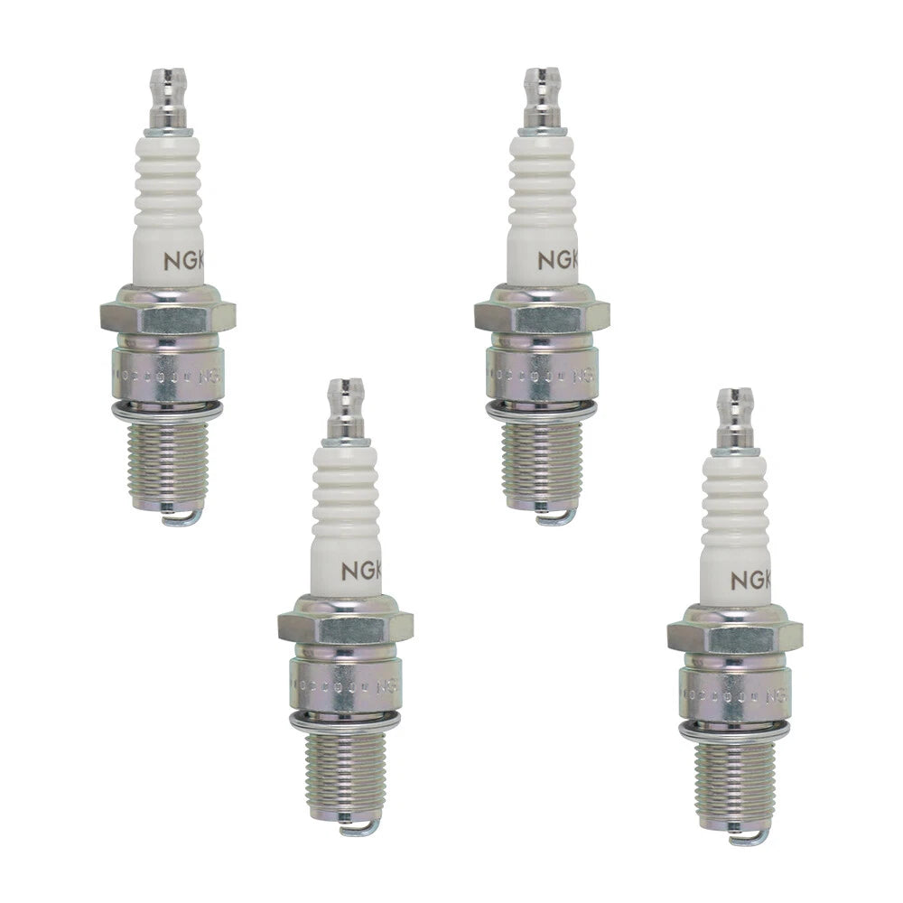 Set of 4 NGK Standard Spark Plugs for Motorcycles (B8ES #2411)