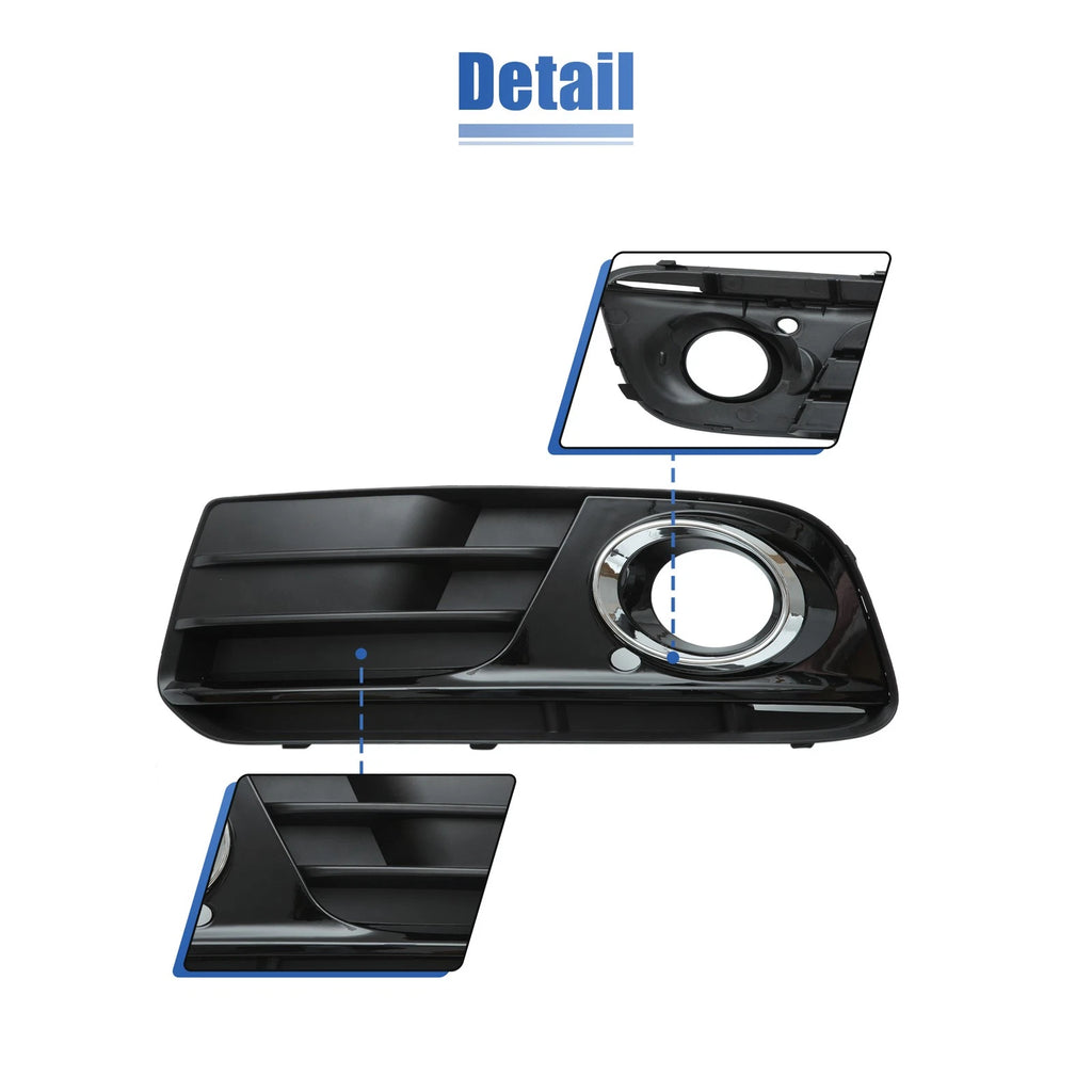 Front Left Fog Light Grille Cover Trim for Audi Q5 (2009–2017) 8R0807681M