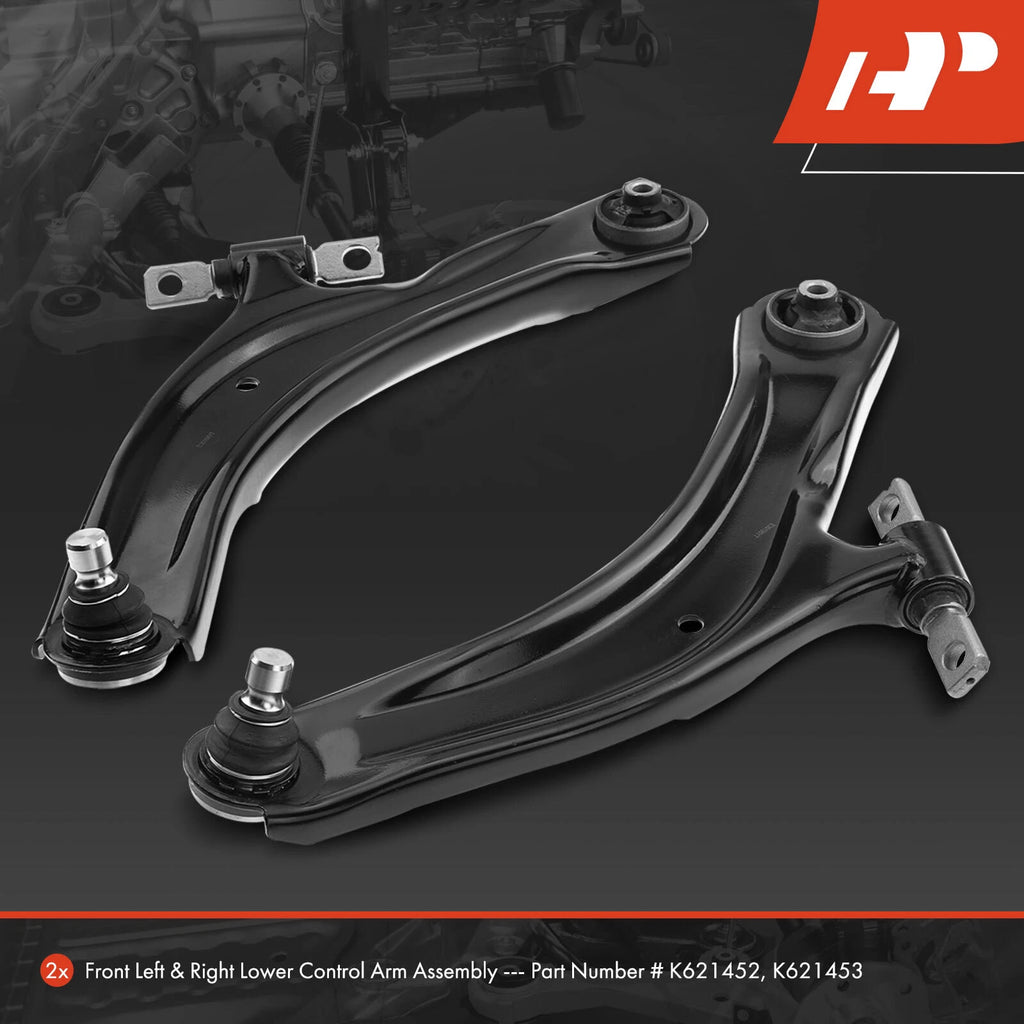 2X Front Lower Control Arm Ball Joint Assembly for Nissan Rogue (2014-2015)