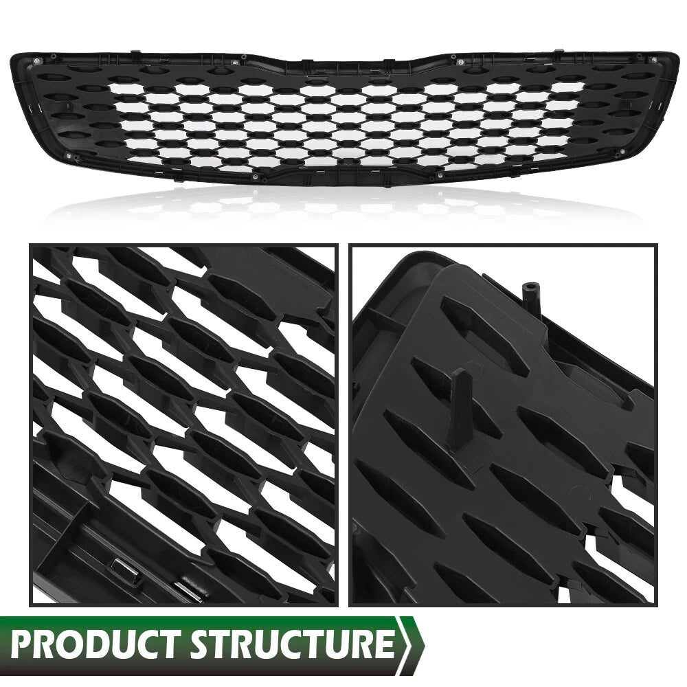 Front Bumper Upper Grille for Kia Forte5 Hatchback (2017–2018)