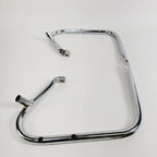 Chrome Front Saddlebag Support Guard Mount Brackets for Harley Touring (2009–2013)