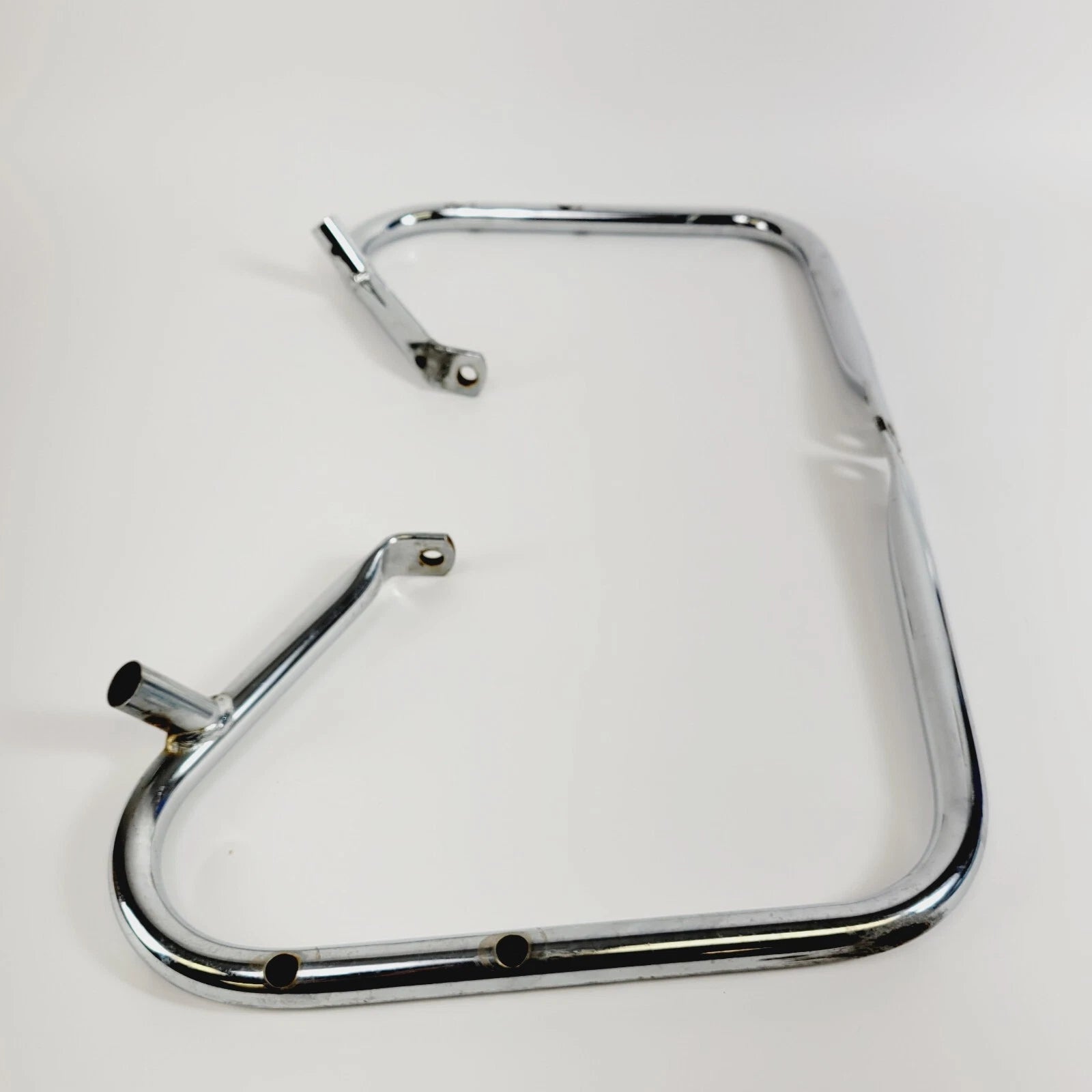 Chrome Front Saddlebag Support Guard Mount Brackets for Harley Touring (2009–2013)