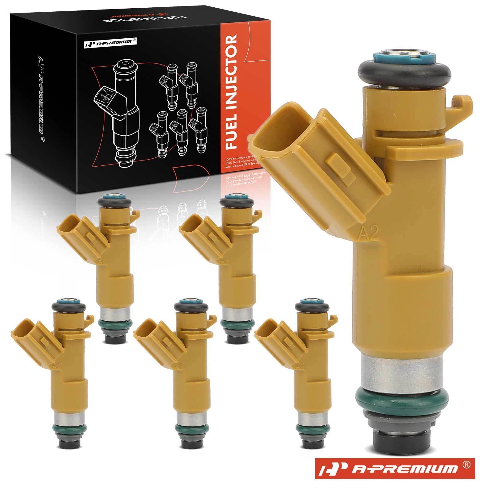 6x Fuel Injector for Honda Accord (2005) V6 3.0L GAS