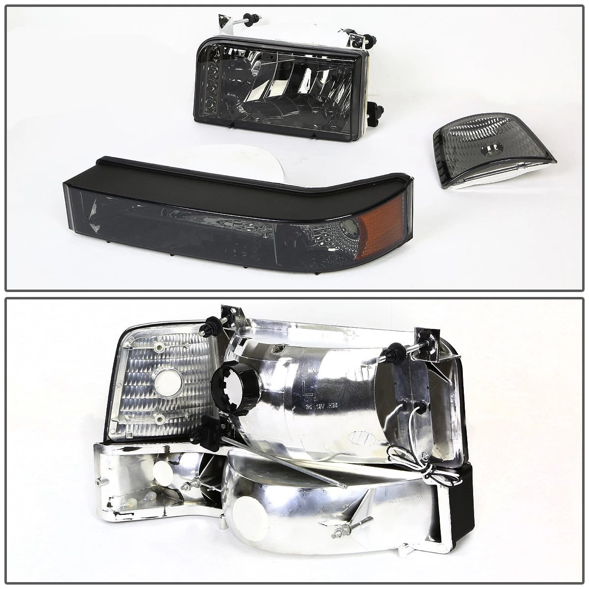 LED DRL Bumper Headlights for Ford F150/F250/F350 (1992–1996)