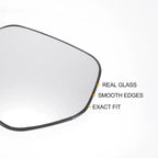 Left Side White Mirror Glass w/ Back Heated for Honda HR-V (2014-2020)
