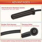 6pcs Spark Plug Wire Ignition Coil Cable No. 89018131 for Chevrolet Uplander (2005–2008)