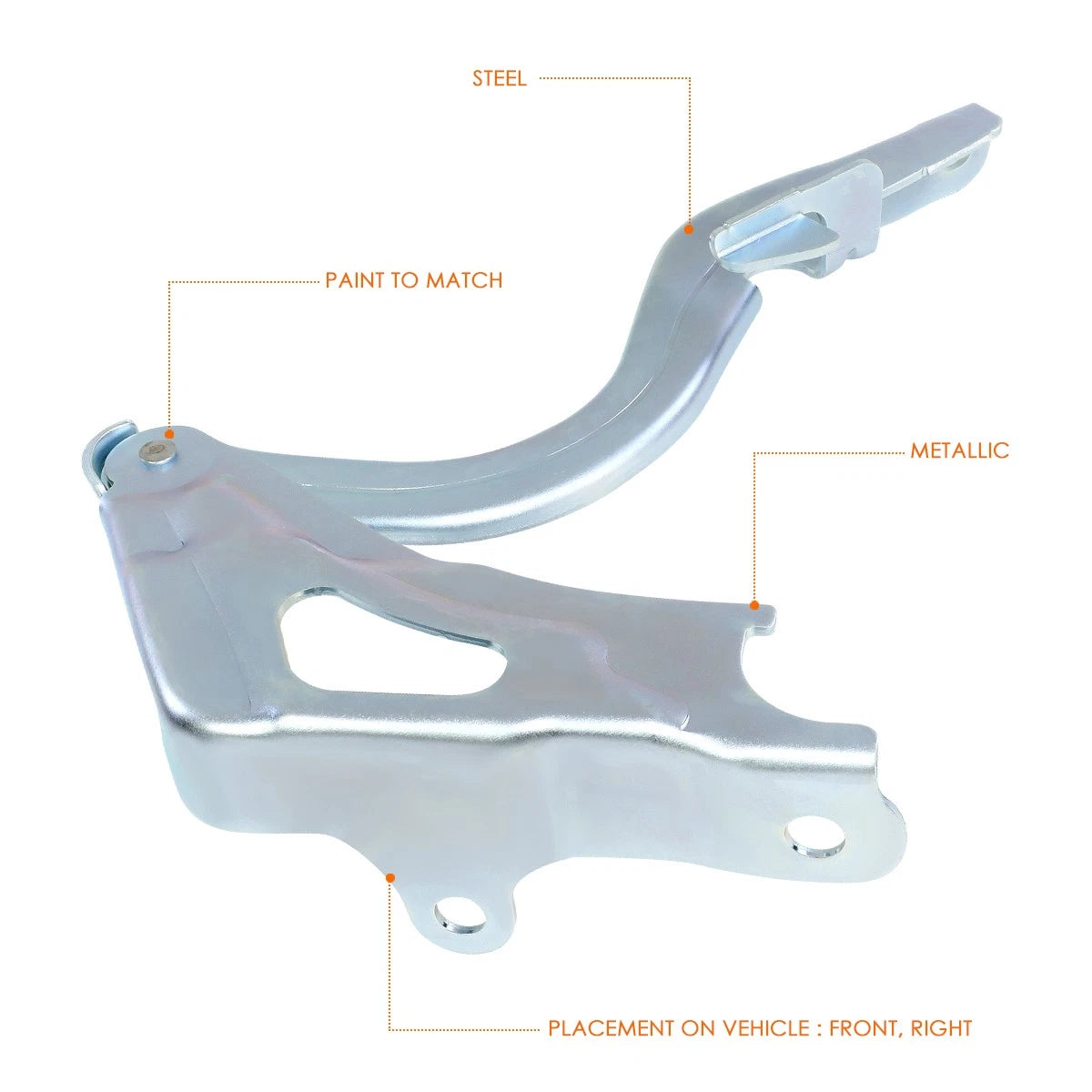 Passenger Side Steel Engine Hood Hinge for Sportage (2011–2016)