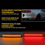 Set of 2 Smoked LED Marker Side Lights for Ford Mustang (2010–2014)