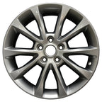 17x7.5 Factory Wheel Hyper Medium Silver Full Face for 2017–2018 Ford Fusion