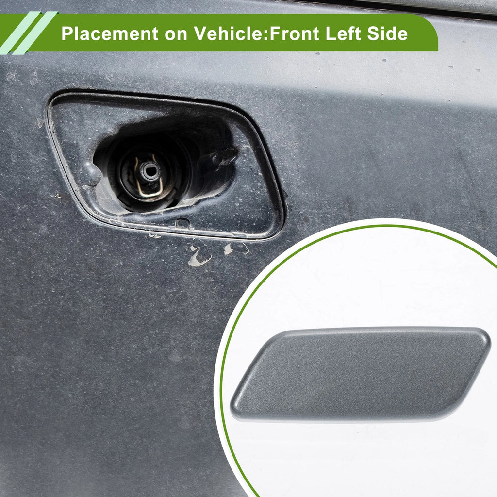 Front Left Washer Nozzle Cover Cap for Toyota Prado (2012–2015) 8504560090 Gray