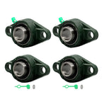 Set of 4 Pillow Block Flange Bearings for Various Models (1" Bore)