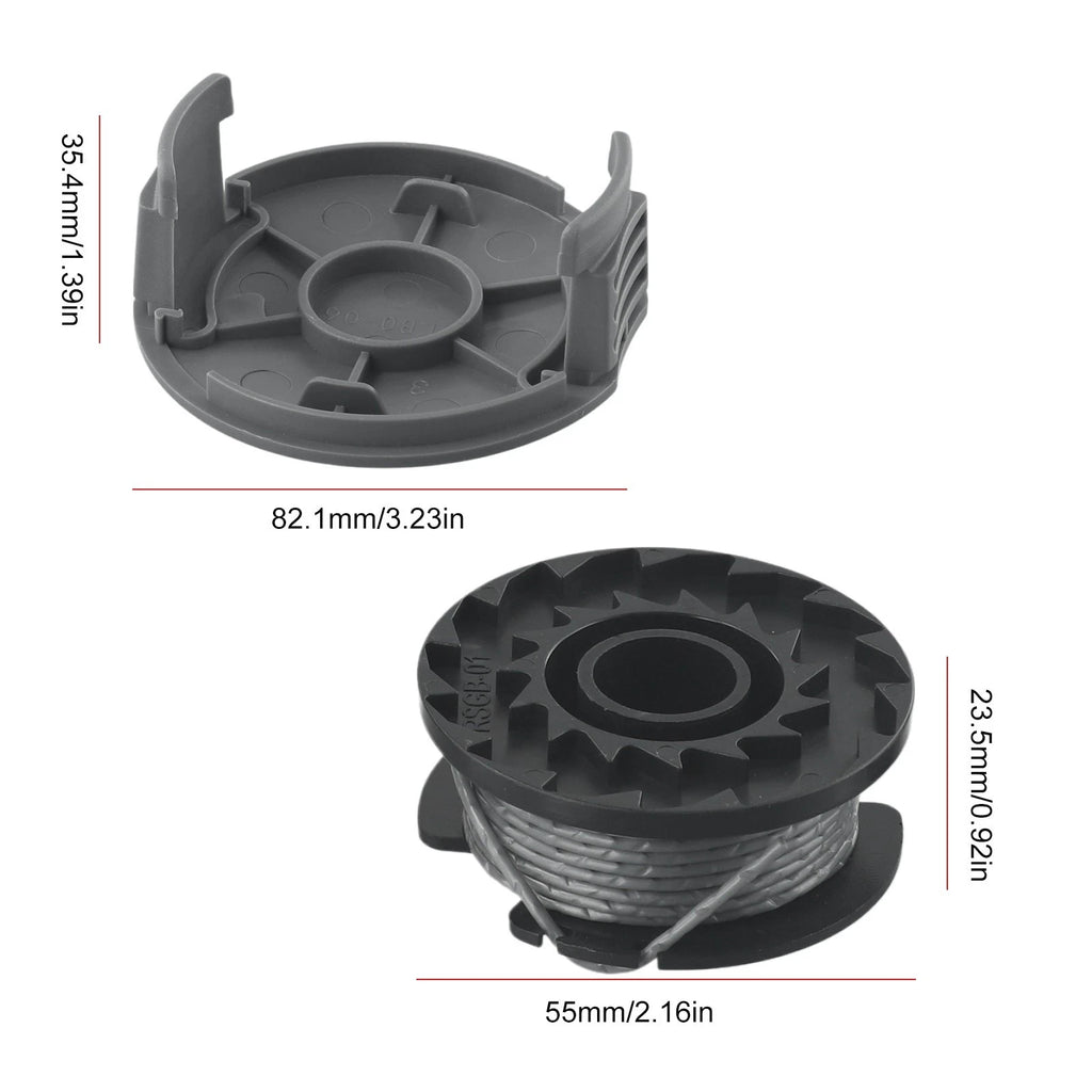 Set of 2 Trimmer Lines for Bosch Grass Trimmer (F016800569, F016800385)