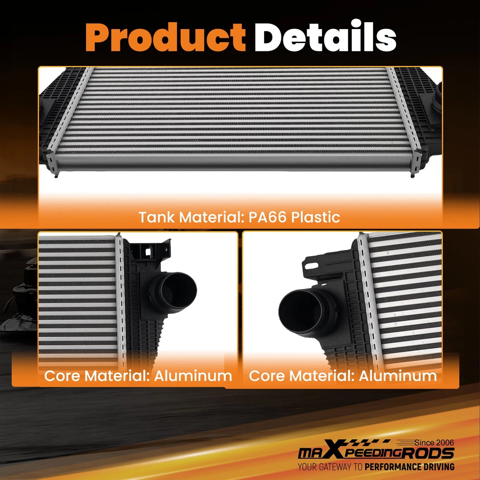 Turbo Intercooler for Chevrolet Camaro 2.0T (2016–2022) Cadillac CTS 2.0L 84356897