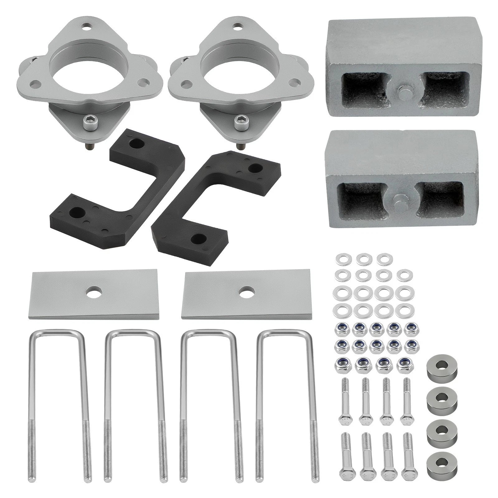 3.5" Front 3" Rear Leveling Lift Kit for Chevy Silverado 1500 4WD (2007–2018)