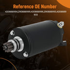 Starter Motor for Sea-Doo Speedster (2004–2011) 420888994 12V 9T Metal