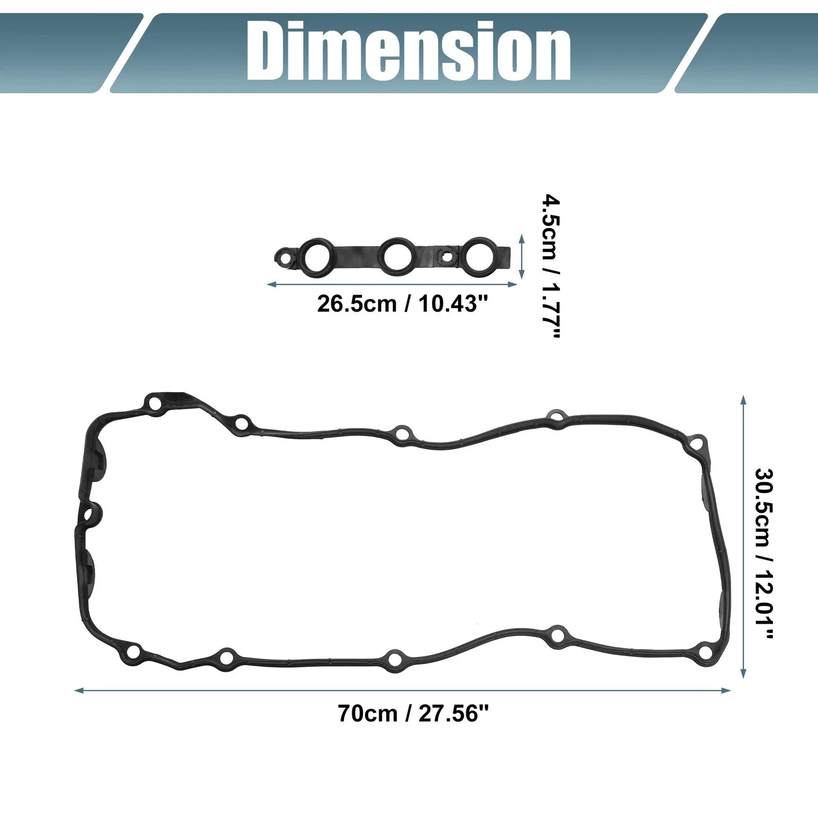 1 Set Valve Cover Gasket for BMW 320i 01-02 / BMW 323Ci 2000 (2000-2002)