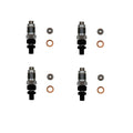 Set of 4 Fuel Injection Injectors for Kubota D1703 V2003 V2203