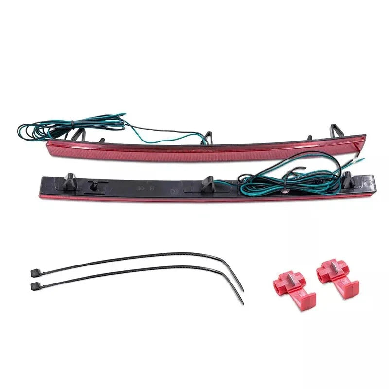Red Lens Rear Bumper Reflector Brake Light for Chevrolet Corvette (2014–2019)