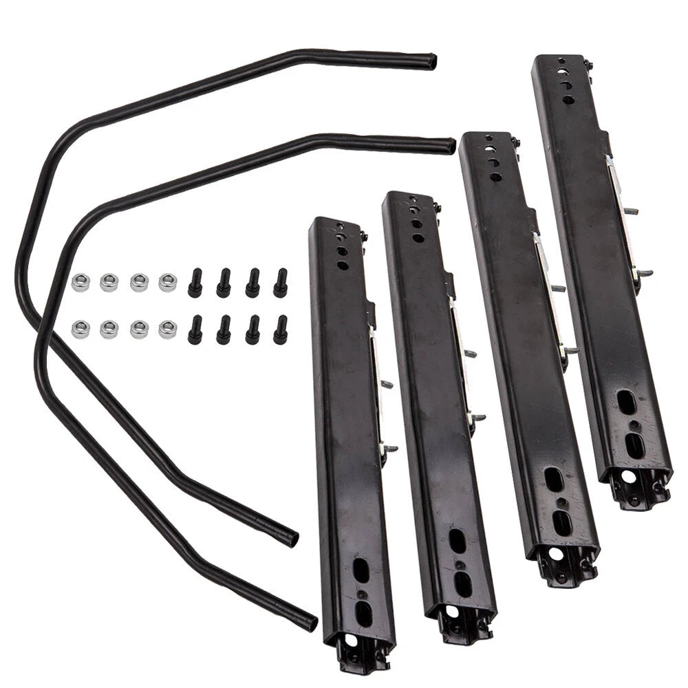 Dual Locking Seat Rails Brackets for Universal Bucket Seats (Pair)