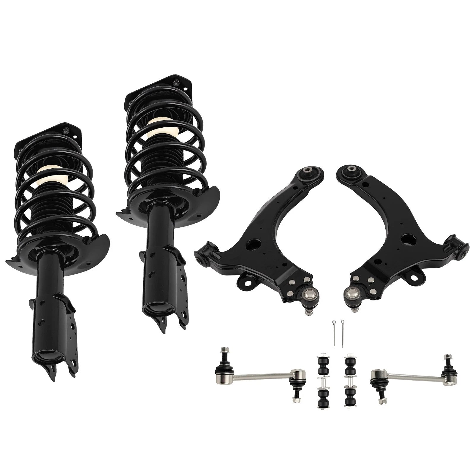 8x Front Strut Lower Control Arm Sway Bar for Chevy Impala Buick (2000–2016)
