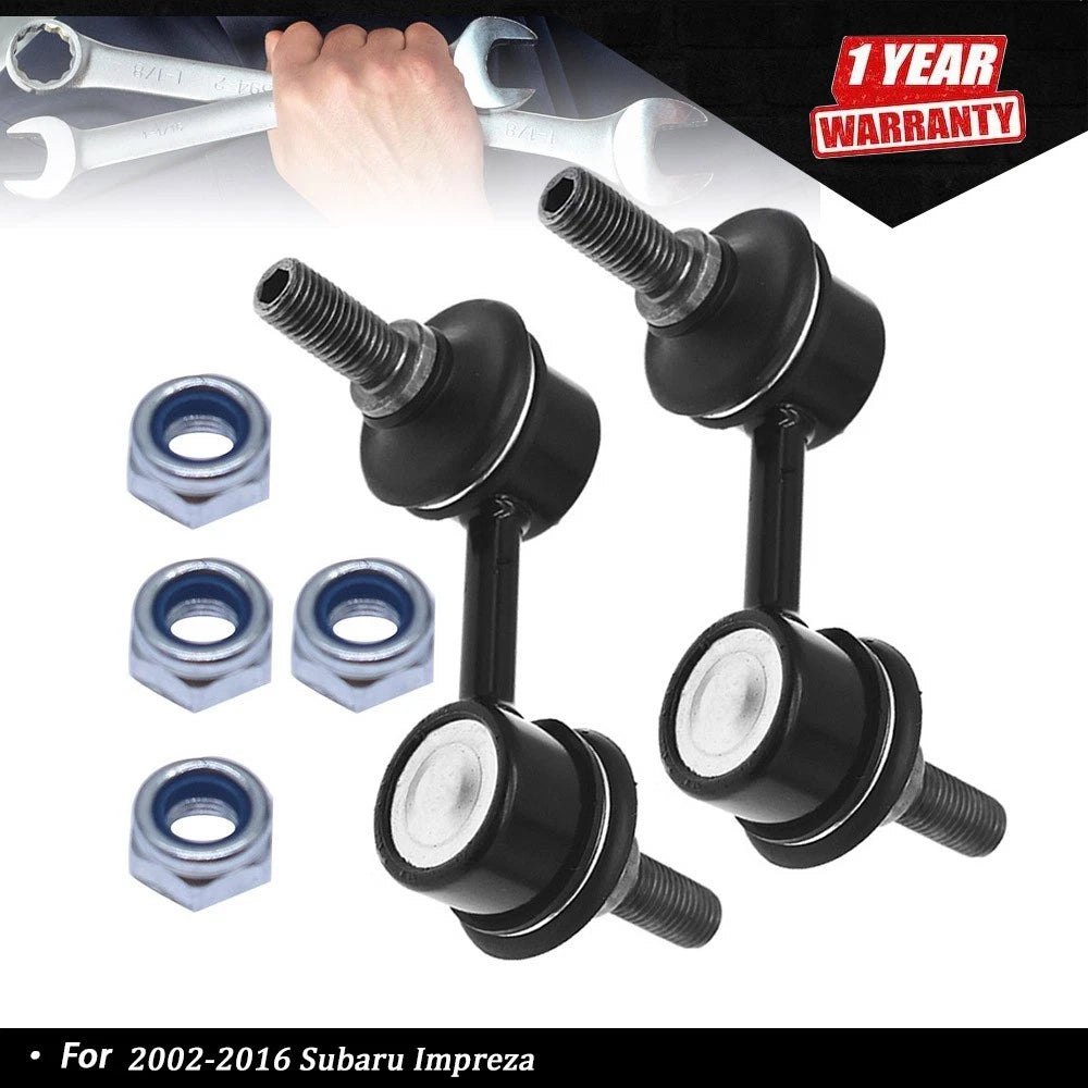 Set of 2 Front Sway Bar End Links for Subaru Legacy Forester Impreza (2002–2016)