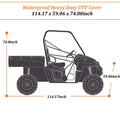 UTV Cover for Polaris RZR Trail 570 S 900 1000 (2015–2023)