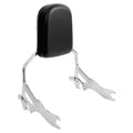 Chrome Sissy Bar Backrest Pad for Harley Softail Fat Bob (2018-2025)