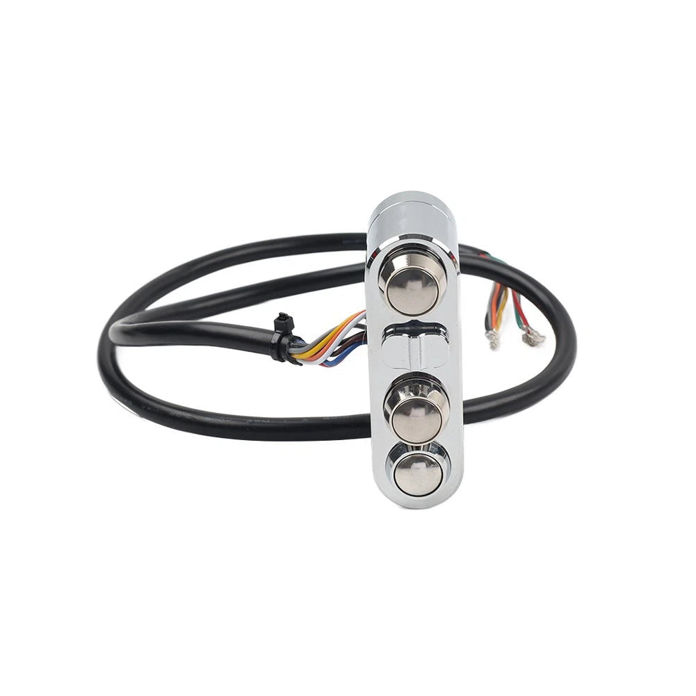 1" CNC handlebar control switches with wiring harness for Harley Dyna Sportster