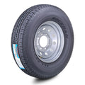 ROCKMAN ST235/85R16 Trailer Tire 12-Ply F 128M 8x6.5 Silver Mod Rim
