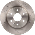 Front Drilled Slotted Brake Rotors for Buick Enclave Saturn Outlook (2008–2017)