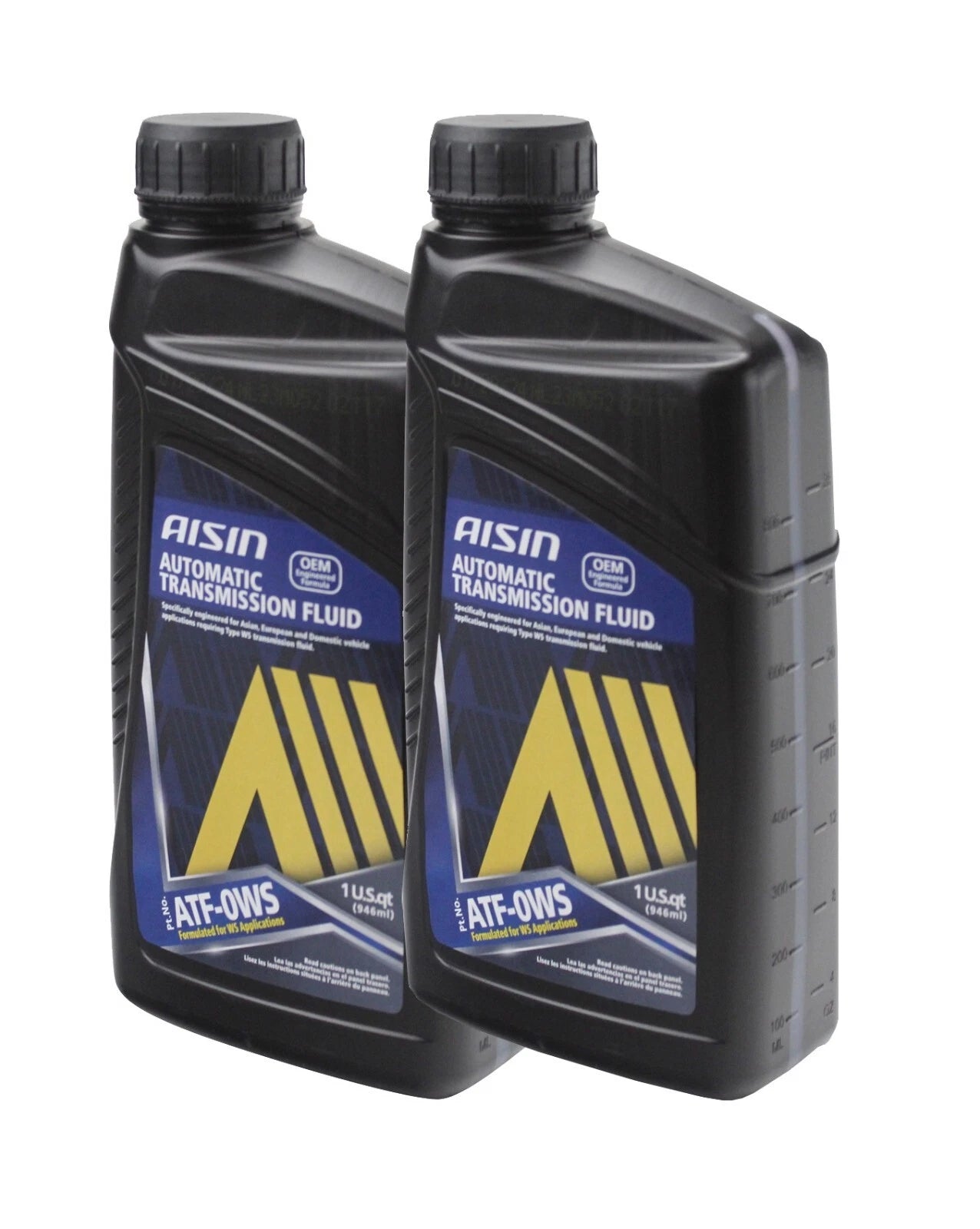 2X Aisin Auto Trans Fluid for Cadillac Lexus Scion Toyota Volvo (1qt each)