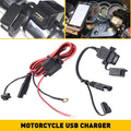 USB Phone Charger Handlebar Socket for Motorcycle (Waterproof)