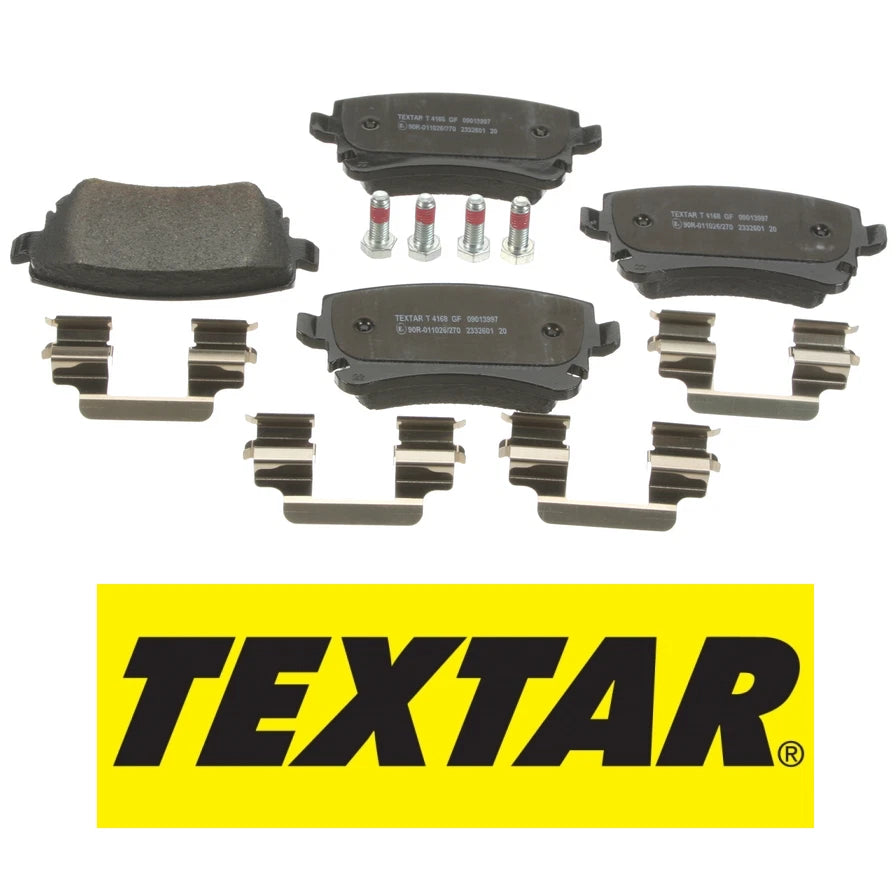 Set of 4 Rear Brake Pads & Clips for Audi A6 A8 Quattro RS4 RS6 S6 S8 (OEM)
