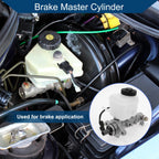 Brake Master Cylinder No. 0K2A349400 for Kia Spectra (2000–2004) Aluminum Alloy