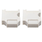 2X Boat Fender Hanger Quick Release System for Boat Rail Fender Lines