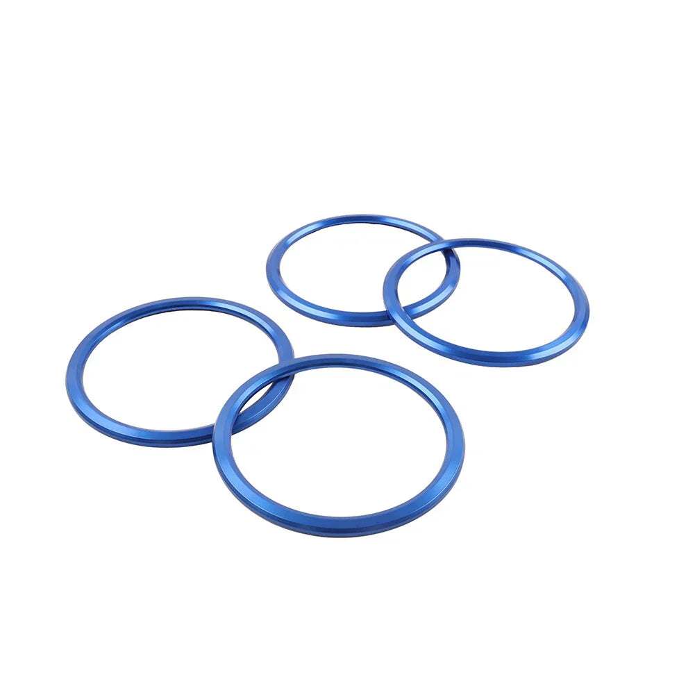 Blue Air Condition Vent Outlet Ring Cover Trim for Chevrolet Camaro (2017-2022)