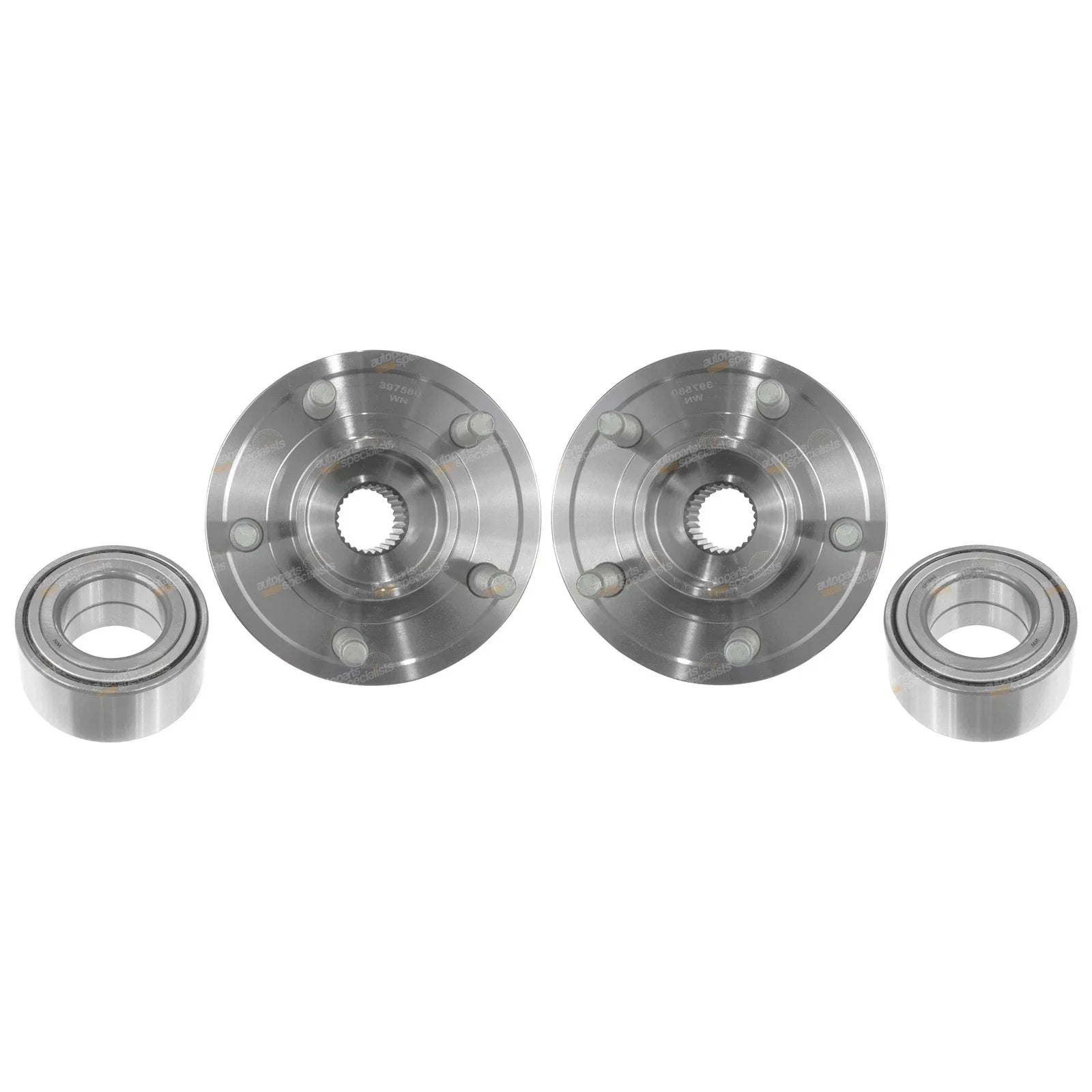 LH+RH Bearing Hub Assemblies Pair for Ford Territory SX SY (2004-2011)