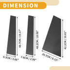 6 Pcs Door Pillar Window Trim for Toyota Sienta (2022–2024) Carbon Fiber