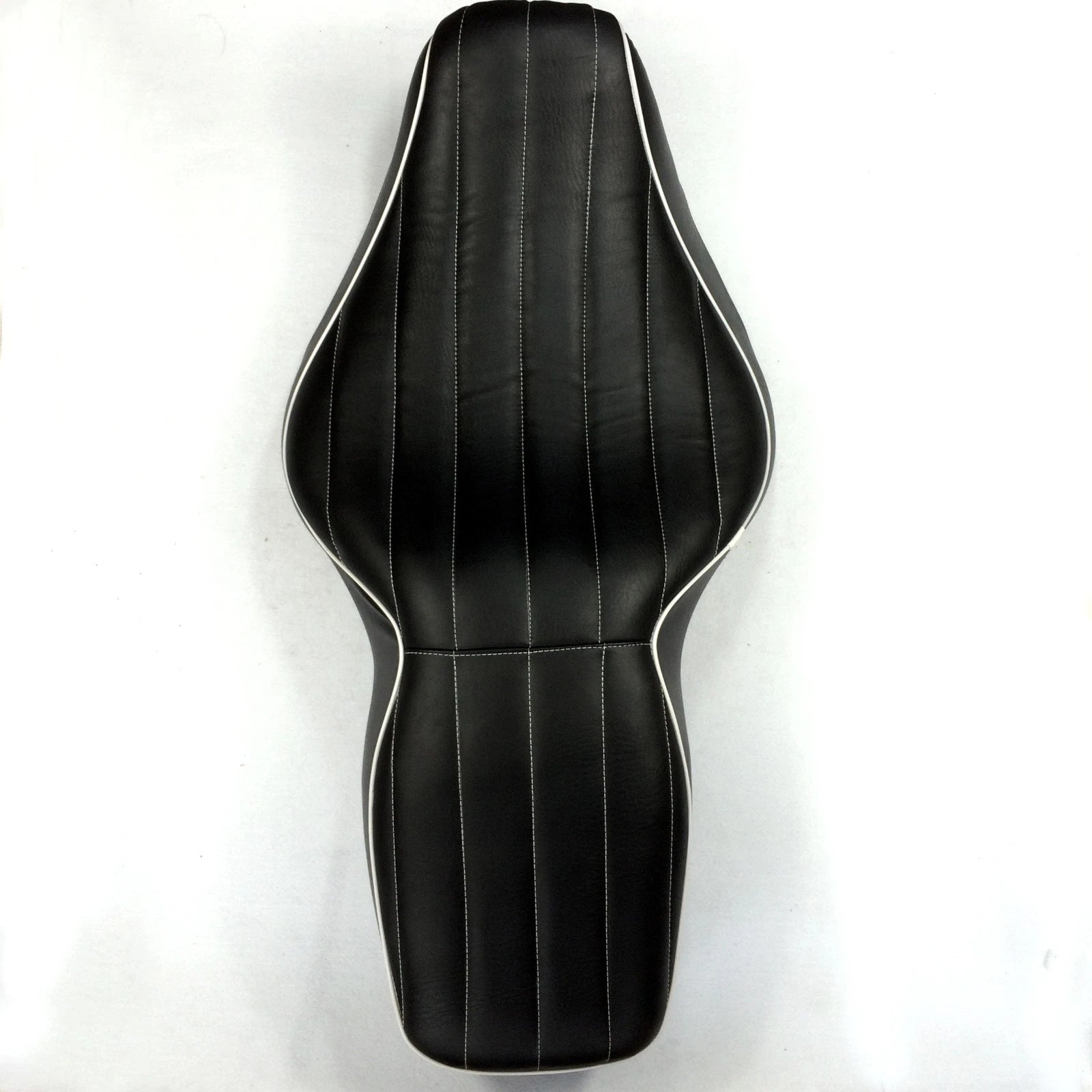 Custom Driver Passenger 2-Up Vertical Stripes Seat for Harley FLHR (1997–2006)