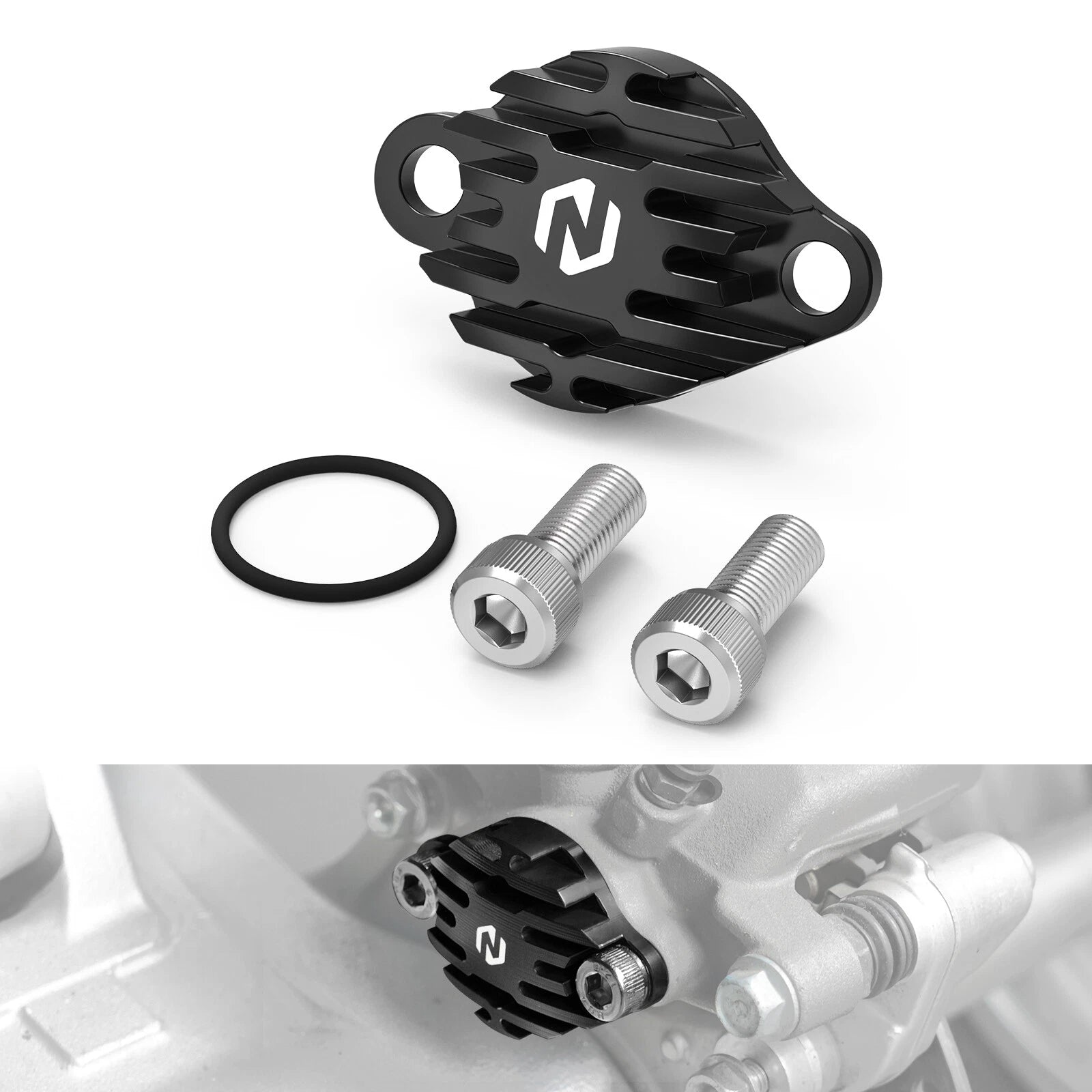 Rear Brake Caliper Cover Plate Kit for Honda TRX450ER (2006–2014)