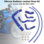 Silicone Radiator Coolant Hose for Suzuki GSX-8S (2023–2025) Blue