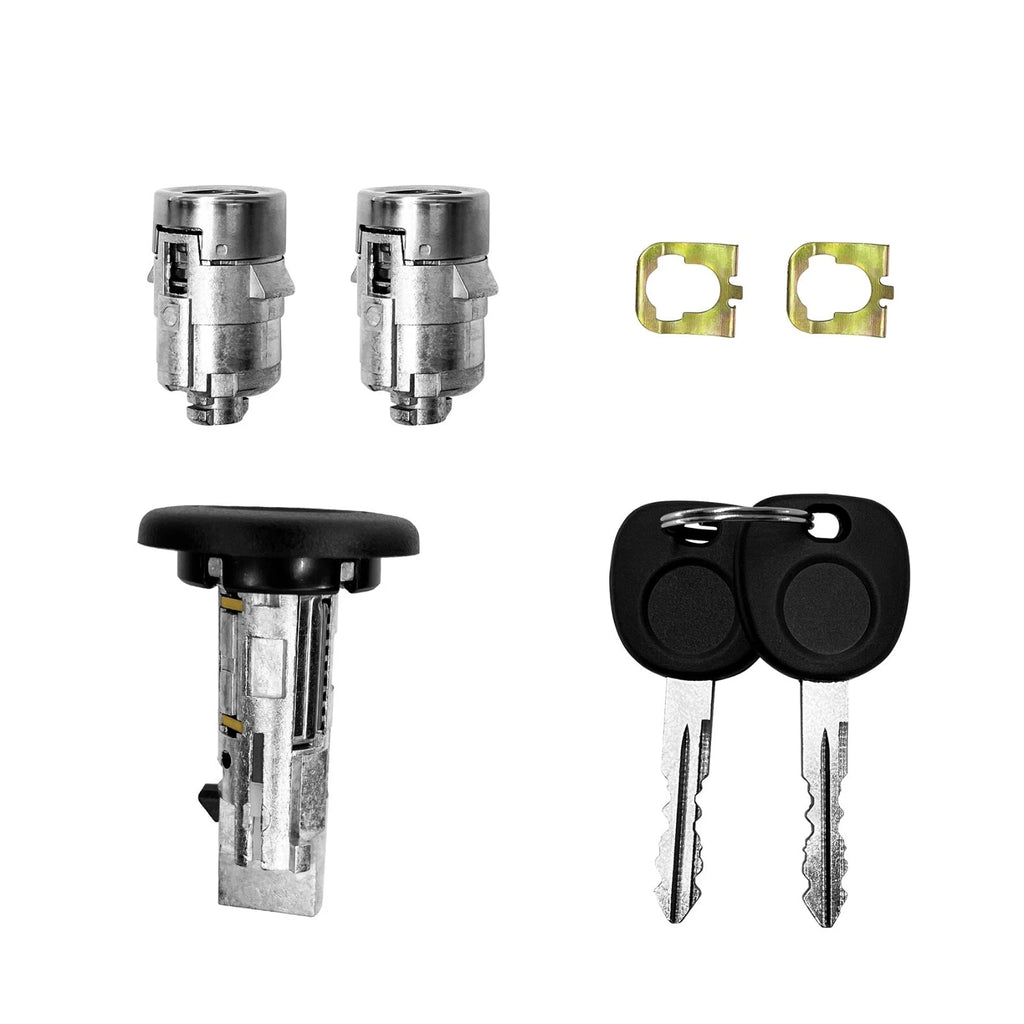 Ignition Switch & Door Lock Cylinders for Chevy Silverado GMC Sierra (2003–2007)