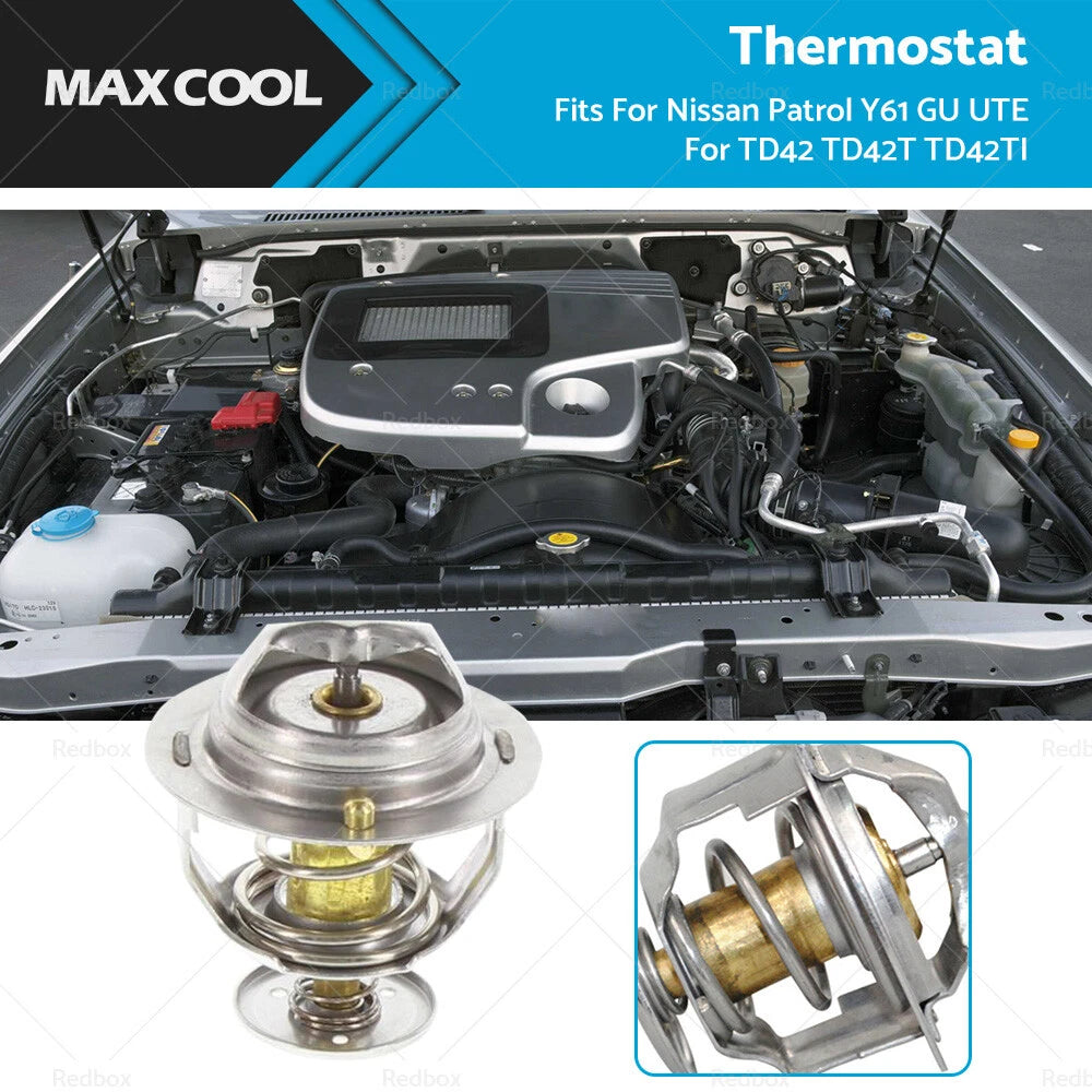 Thermostat for Nissan Patrol Y61 GU UTE TD42 TD42T TD42TI Diesel (1998–2012)