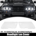 1 Pair Headlight Lens Cover for BMW E46 (1998–2001) 3126902753