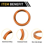 Engine Start Stop Button Switch Knob Cover Ring for Ford Maverick (2022) Orange